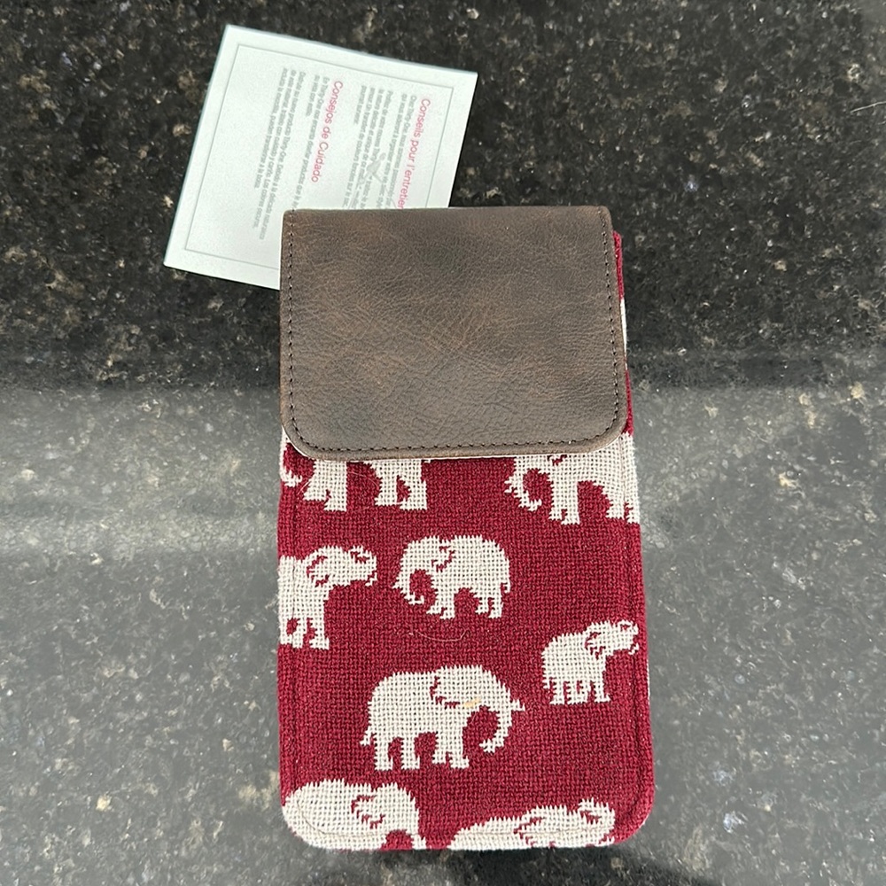 Thirty one crossbody, call me crossbody purse in safari weave, elephant.